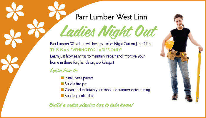 Parr Lumber West Linn Ladies Night Out