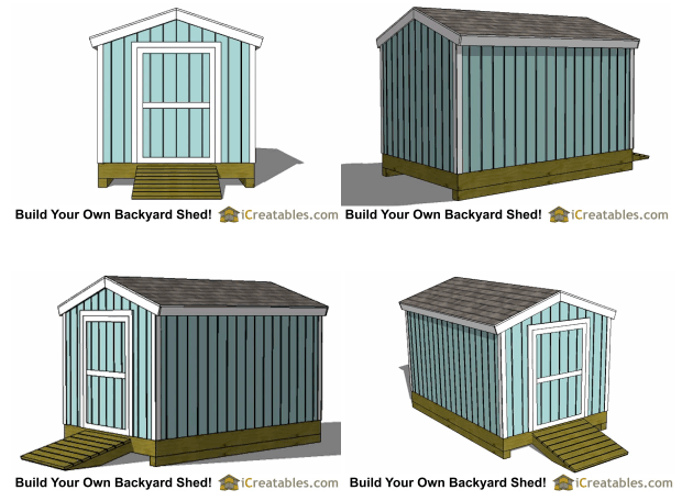 8x12 Backyard Gable Kit - Parr Lumber