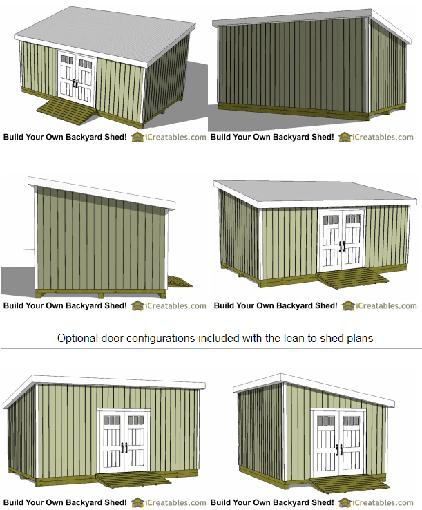 12x20 Lean-to Shed - Parr Lumber