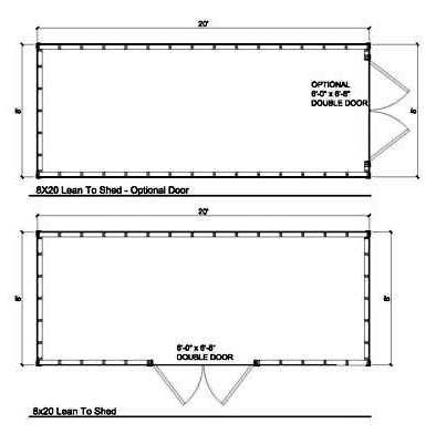 8x20 Backyard Shed - Parr Lumber