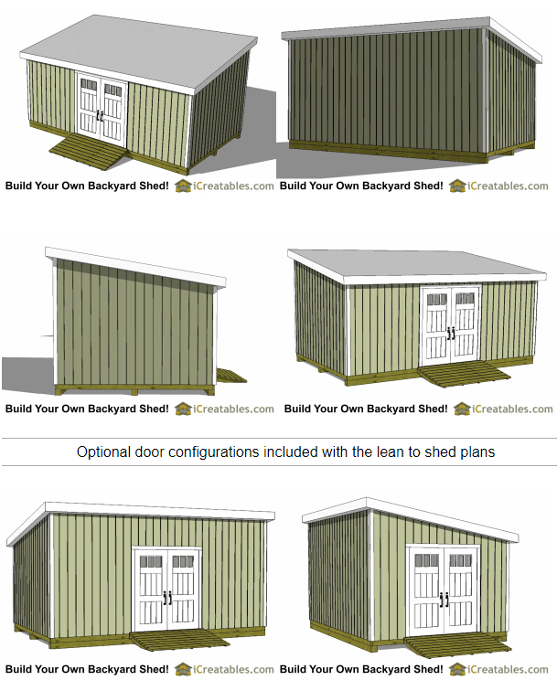 12x24 Lean-to Shed - Parr Lumber