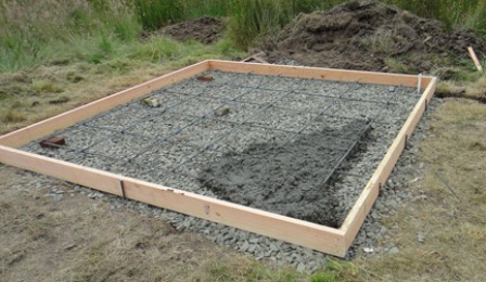 concrete pad - Parr Lumber